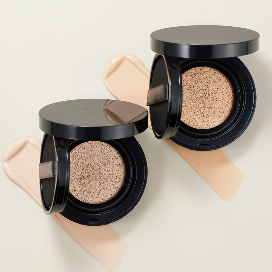 Phấn nước Cushion Kanebo Kate Color & Cover SPF50+ chống nắng, làm đẹp, hộp và lõi. 