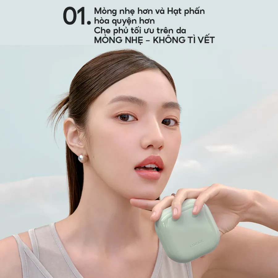 Cushion Laneige Neo Matte SPF46/PA++ che phủ lì mịn, kiềm dầu cho da (New)