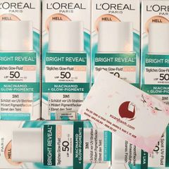 Kem chống nắng L'oreal Bright Reveal Glow Fluid SPF50 căng da trẻ hoá, 50ml