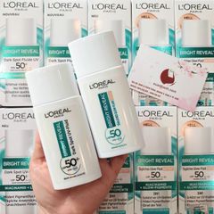 Kem chống nắng L'oreal Bright Reveal Glow Fluid SPF50 căng da trẻ hoá, 50ml