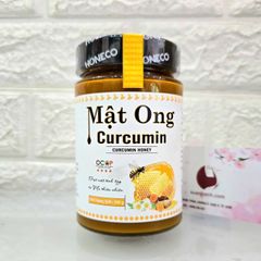 Mật ong Tam Đảo Honeco Nano Curcumin tốt cho dạ dày, bồi bổ sức khỏe - 500g