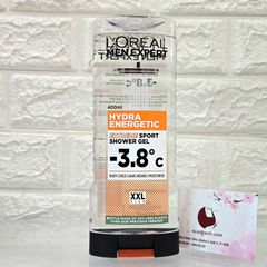 Tắm gội nam L’oreal Men Expert 5in1 Extreme Sport kháng khuẩn, mát lạnh (màu trắng) - 400ml