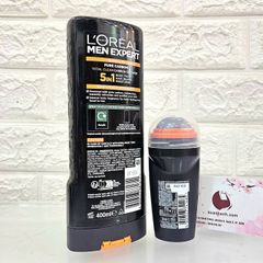 Lăn khử mùi nam L’oreal Men Expert Pure Carbon nam tính (màu đen)