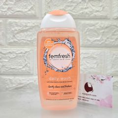 Dung dịch vệ sinh phụ nữ Femfresh Daily Wash cao cấp kháng khuẩn và khử mùi, 250ml