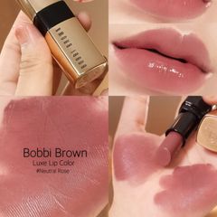 Son Bobbi Brown Luxe Lipstick căng mọng và chuẩn màu, #315 Neutral Rose hồng đất ngọt ngào