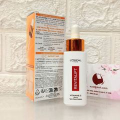 Serum L'oreal Revitalift Clinical 12% Vitamin C + HA tinh khiết - trắng sáng và căng mọng da (New)