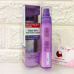 Kem dưỡng L'oreal Revitalift Filler Glass Skin sáng rạng rỡ và căng mọng như pha lê, 50ml (New)
