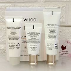 Set kem chống nắng The Whoo UV Ultimate Brightening Tone-Up bảo vệ và nâng tone sáng da (Limted)