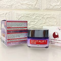 Kem dưỡng L'oreal Revitalift Filler Hyaluron làm đầy, căng mịn và trẻ hóa da, 50ml (New)