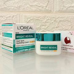 Kem dưỡng L'oreal Bright Dark Spot SPF50 trắng sáng căng mịn và bảo vệ làn da, 50ml