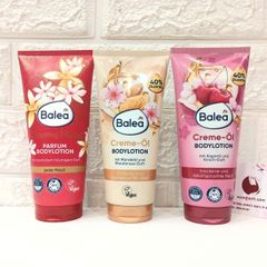 Dưỡng thể Balea Cream- Öl Argan và Cherry mềm mịn cùng hương thơm dịu nhẹ, 200ml (NEW)