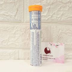 Viên sủi Mivolis Vitamin C tăng cường hệ miễn dịch cho cơ thể, hàng nội địa Đức - 20 viên