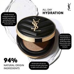 Cushion Yves Saint Laurent Encre De Peau Couture siêu mịn, che phủ tốt, #20 sáng tự nhiên - Fullsize