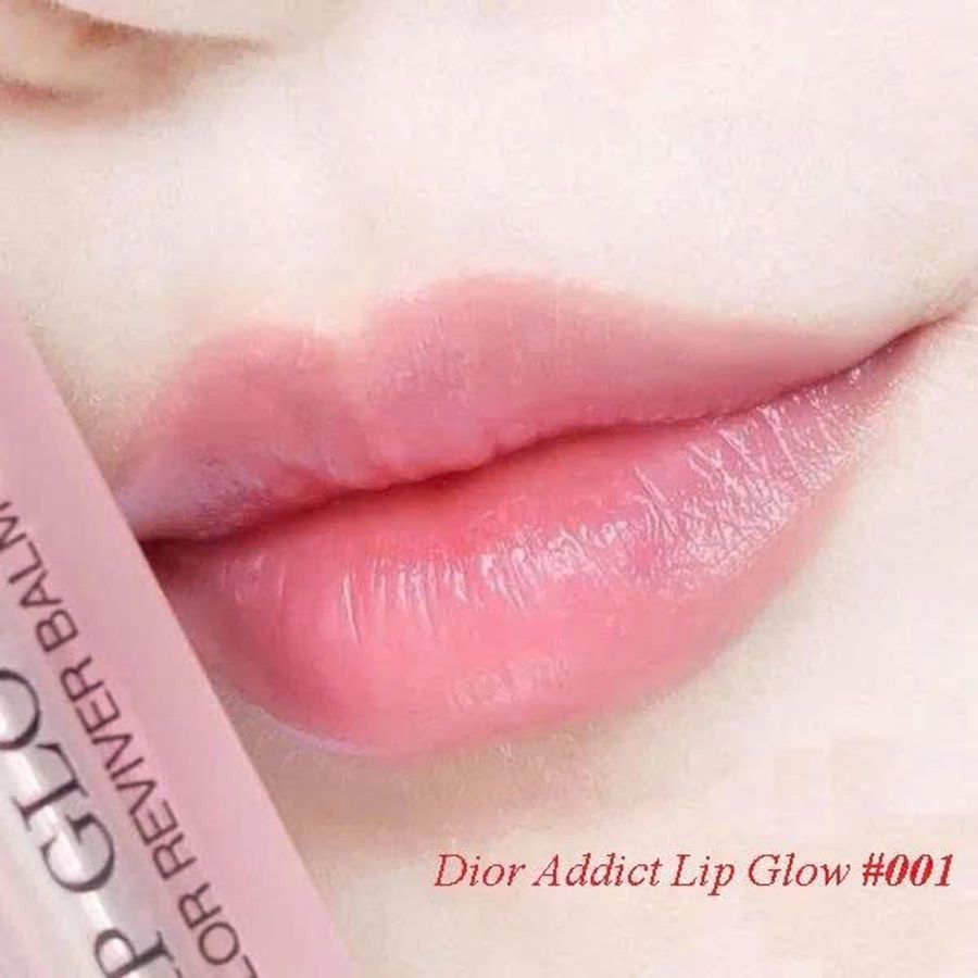 Son dưỡng Dior Addict Lip Glow mềm mượt và tăng sắc môi, #001 Pink - hồng tự nhiên (New)