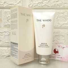 Sữa rửa mặt The Whoo Gong Jin Hyang Brightening sạch sâu và tươi sáng da, 180ml