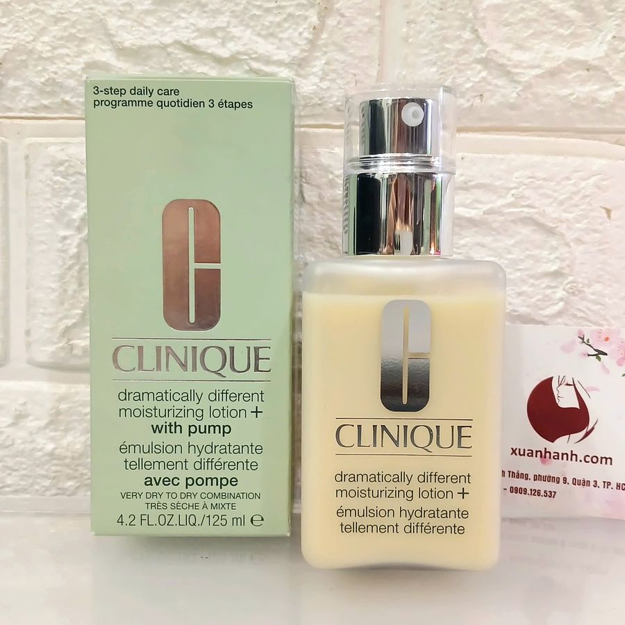 Dưỡng ẩm Clinique Dramatically Different Lotion tăng cường cấp ẩm và mềm mịn da, 125ml