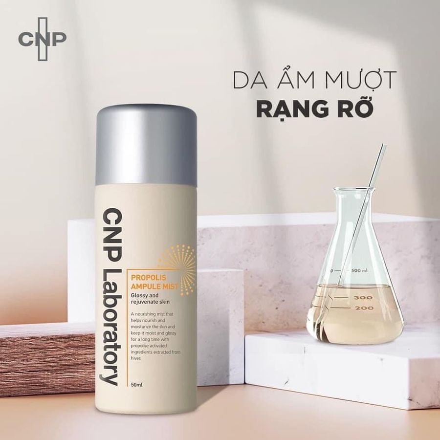 Xịt khoáng CNP Laboratory Propolis Energy Ampule Mist cấp ẩm và căng mướt da tức thì, 50ml