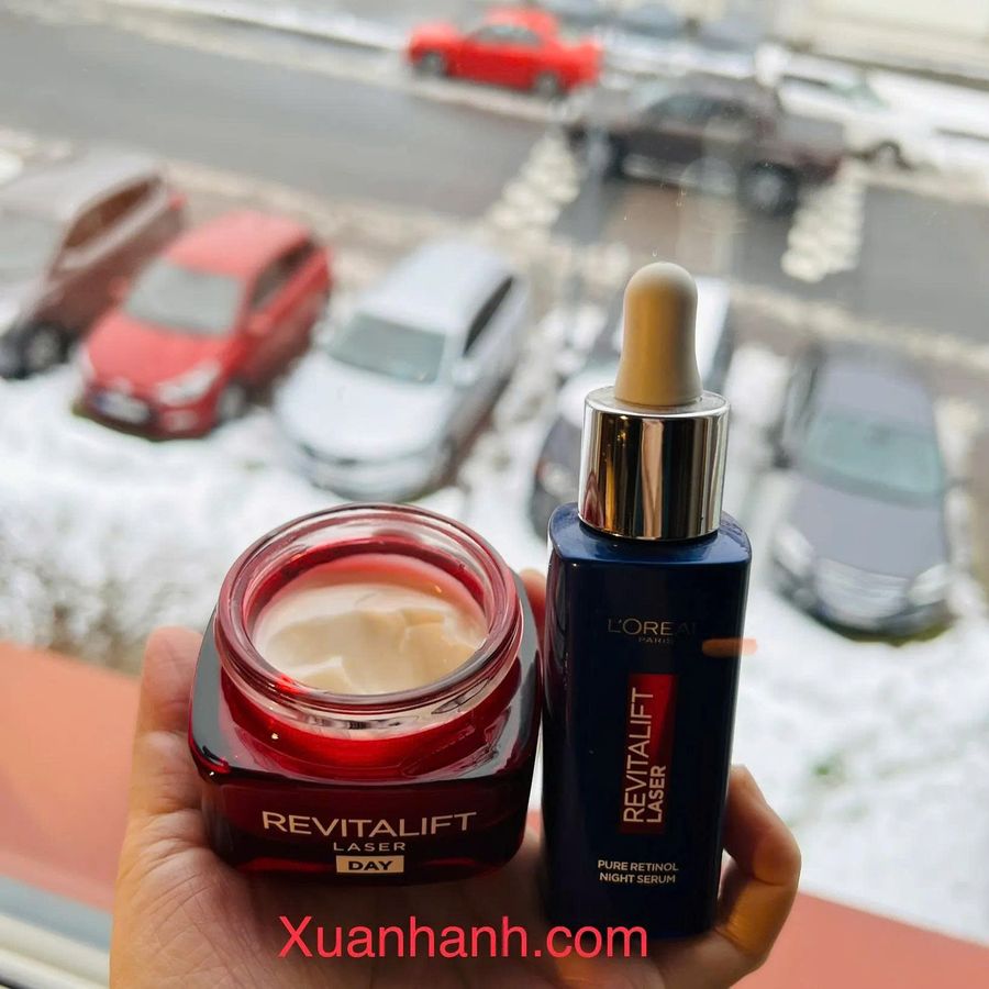 Tinh chất L'oreal PURE RETINOL NIGHT tái tạo, trẻ hoá, xóa nhăn, giảm nám, 30ml