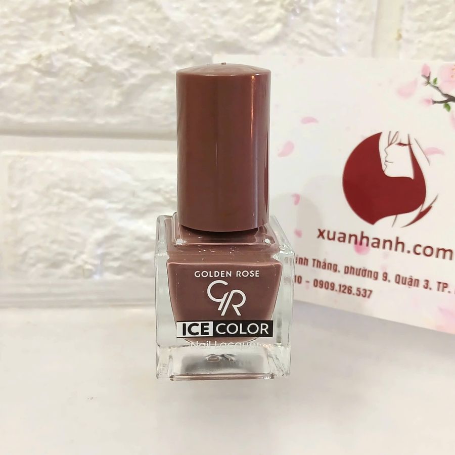 Sơn móng Golden Rose Ice Color #161 nâu tây thời thượng