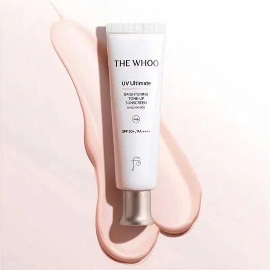 Kem chống nắng The Whoo UV Ultimate Brightening Tone-Up bảo vệ và nâng tone sáng da, 50ml