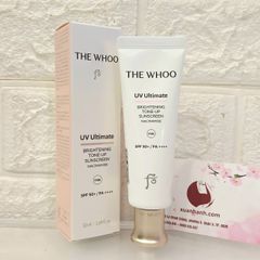 Kem chống nắng The Whoo UV Ultimate Brightening Tone-Up bảo vệ và nâng tone sáng da, 50ml