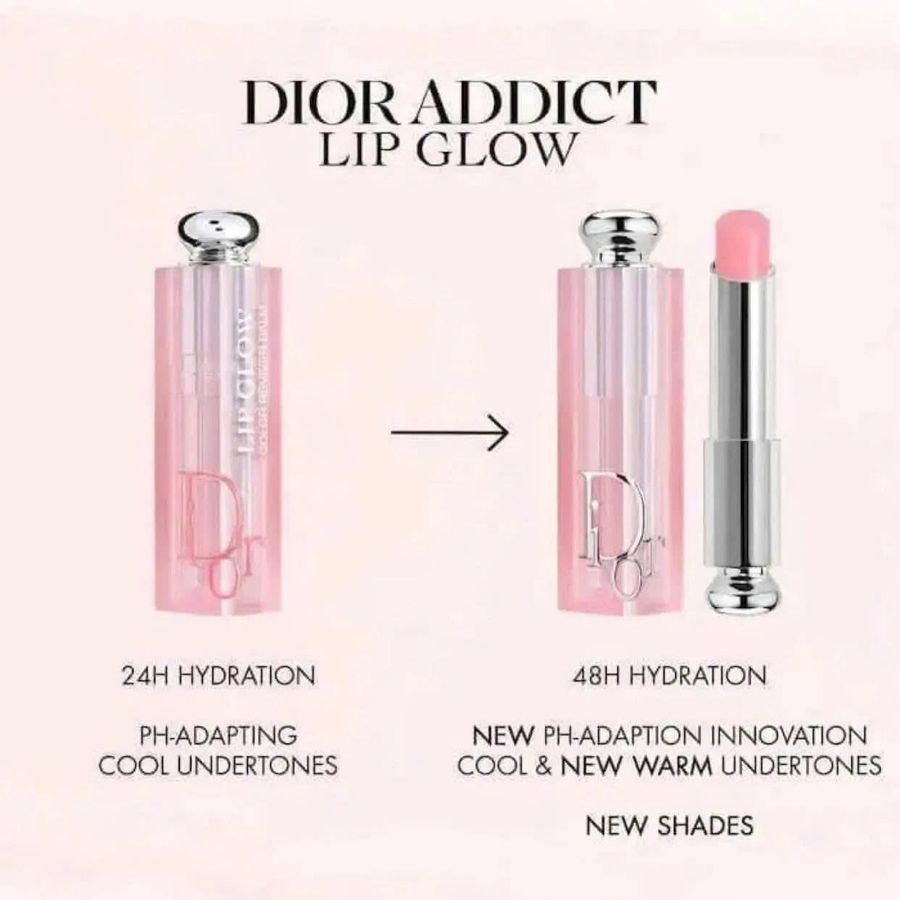 Son dưỡng Dior Addict Lip Glow mềm mượt và tăng sắc môi, #004 Coral - cam tự nhiên (New)