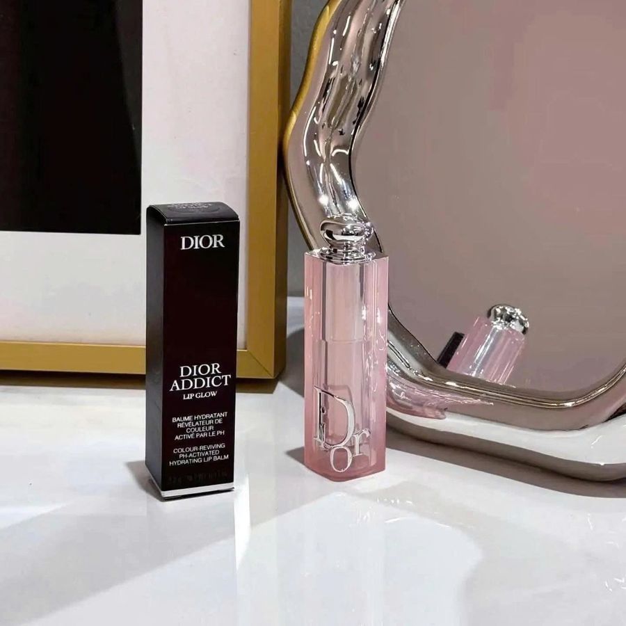 Son dưỡng Dior Addict Lip Glow mềm mượt và tăng sắc môi, #004 Coral - cam tự nhiên (New)