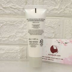 Sữa rửa mặt The Whoo Gong Jin Hyang Brightening sạch sâu và tươi sáng da, 40ml