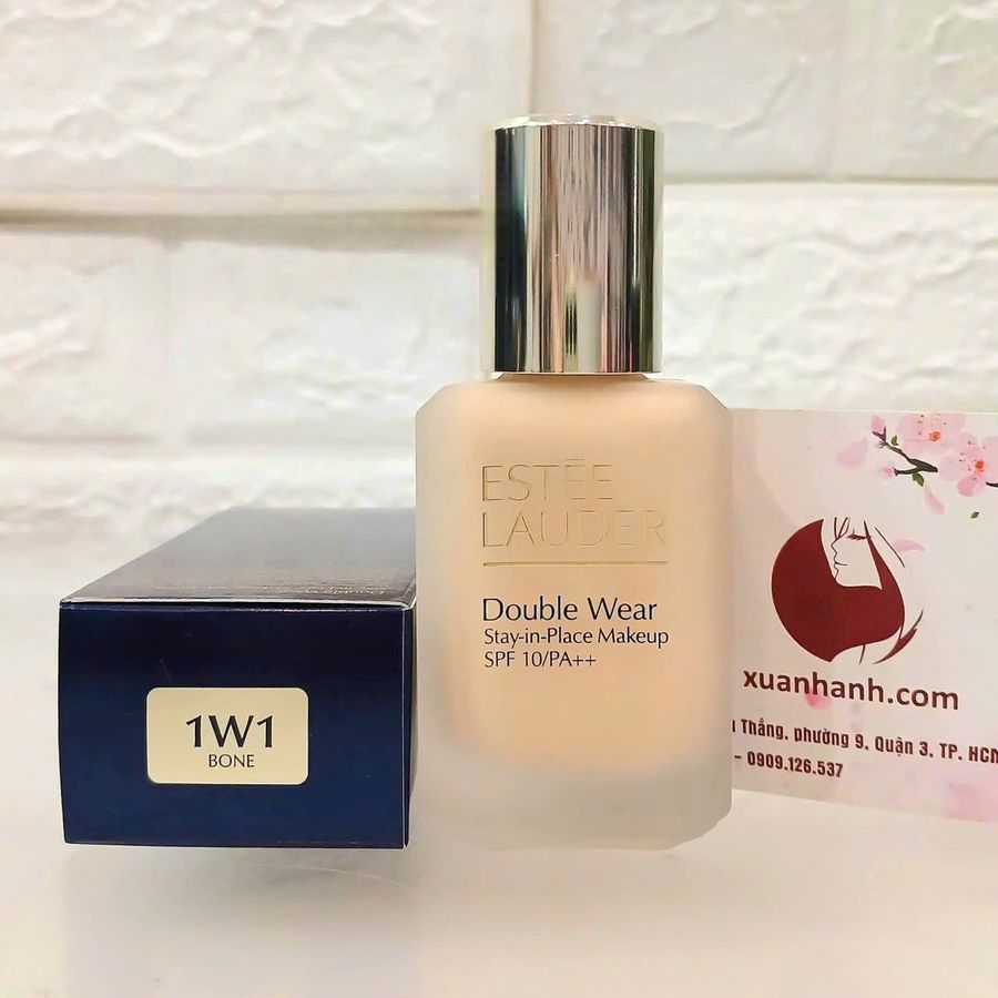 Kem nền Estee Lauder Double Wear che phủ tốt, lì mịn, #1W1 trắng sáng, 30ml