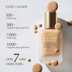 Kem nền Estee Lauder Double Wear che phủ tốt, lì mịn, #1W1 trắng sáng, 30ml