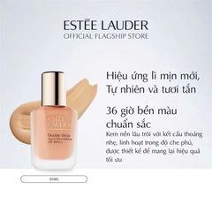 Kem nền Estee Lauder Double Wear che phủ tốt, lì mịn, #1W1 trắng sáng, 30ml