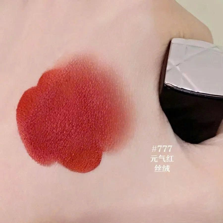 Son Dior Rouge Velvet nhung mịn lì, lâu trôi, #777 - đỏ ánh cam thời thượng (NEW)