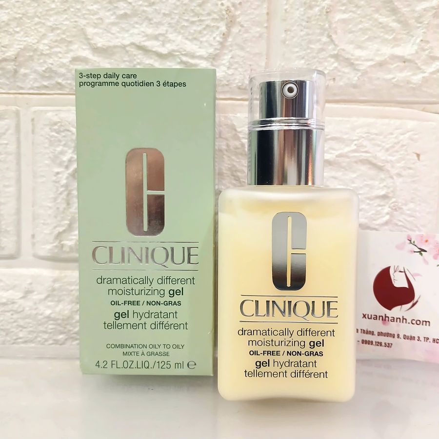 Dưỡng ẩm Clinique Dramatically Diferent Oil-Free Gel kiềm dầu và căng mịn da, 125ml