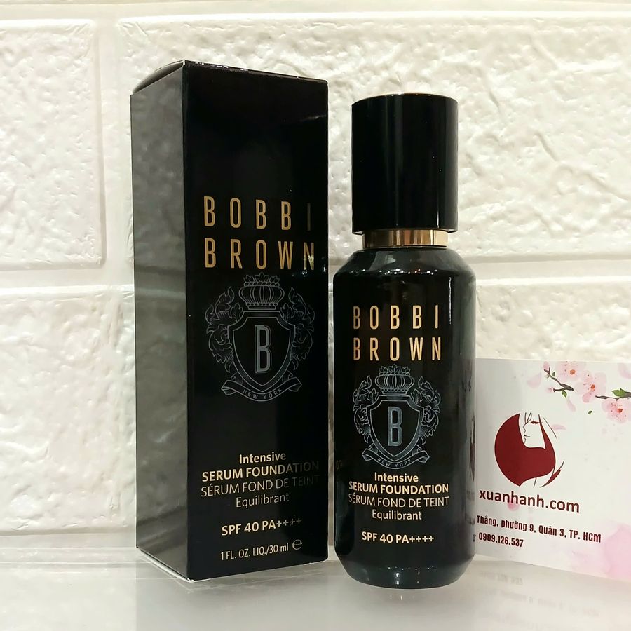 Kem nền Bobbi Brown Intensive Skin Serum SPF40, che phủ hoàn hảo lâu trôi, #W-026 Warrn Ivory