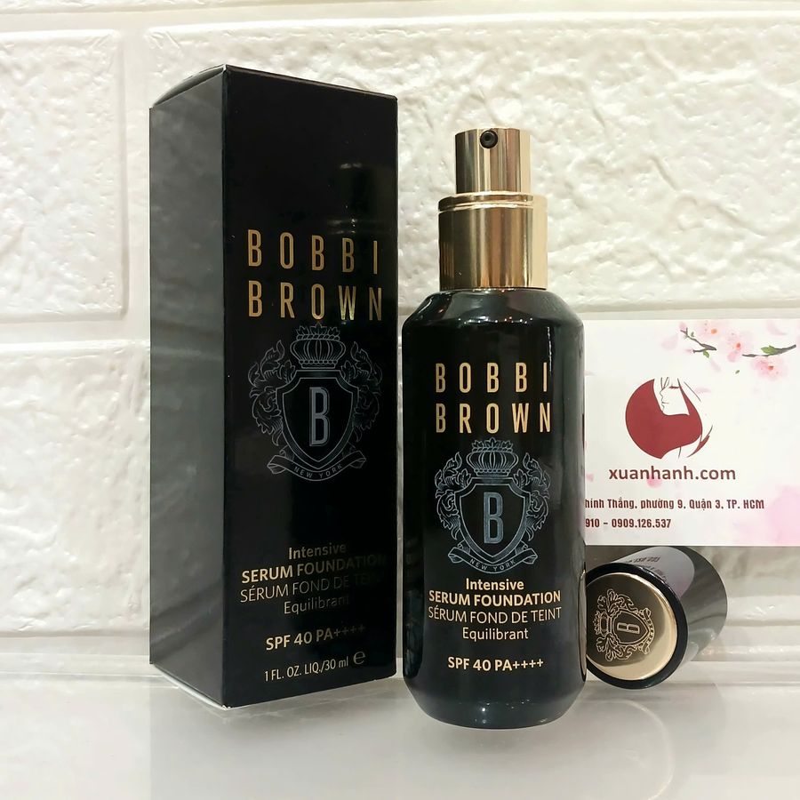 Kem nền Bobbi Brown Intensive Skin Serum SPF40, che phủ hoàn hảo lâu trôi, #W-026 Warrn Ivory