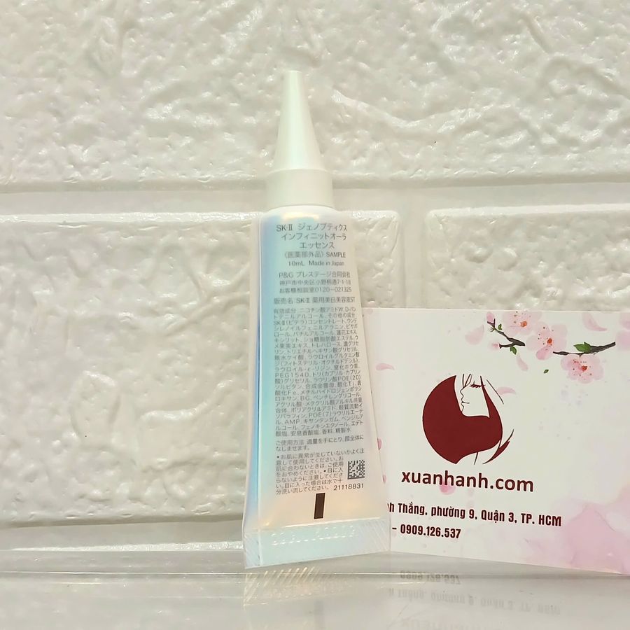 Tinh chất SKII Genoptics InfinitAura Essence trắng sáng, căng mọng đều màu da, 10ml