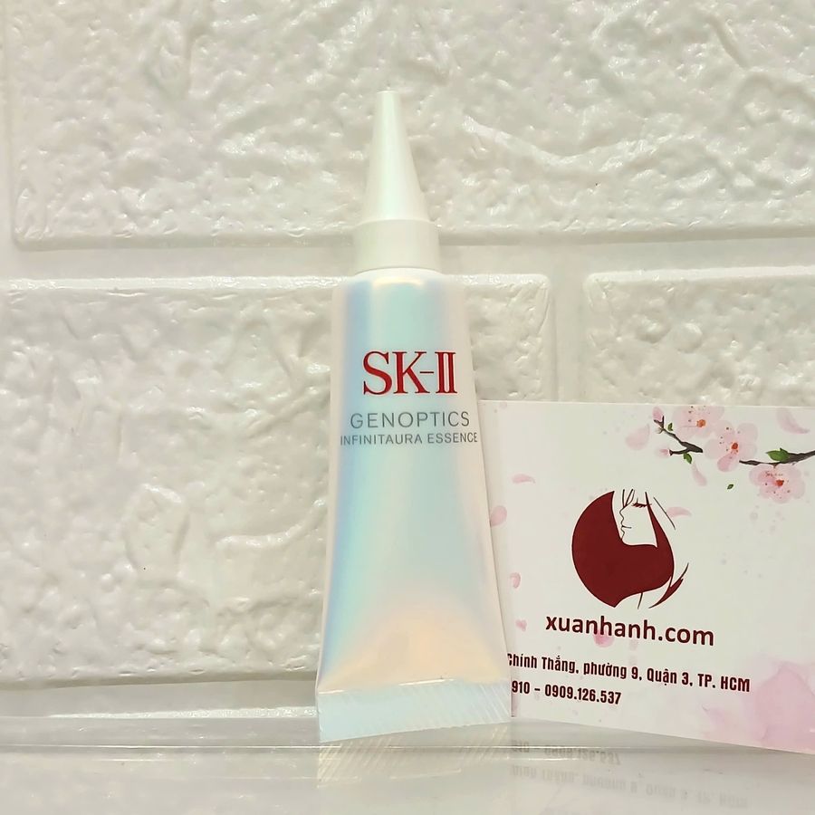 Tinh chất SKII Genoptics InfinitAura Essence trắng sáng, căng mọng đều màu da, 10ml