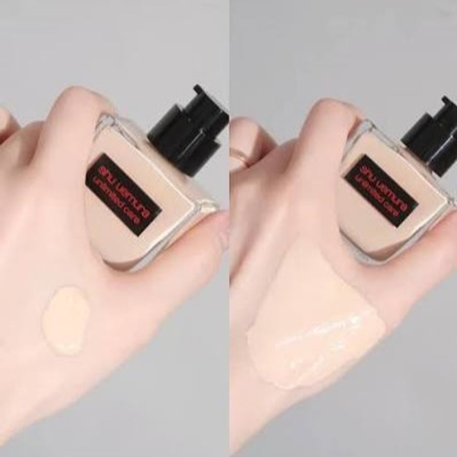 Kem nền Shu Uemura Unlimited Care che phủ căng mịn và bền màu, #584 - sáng tự nhiên, 5ml