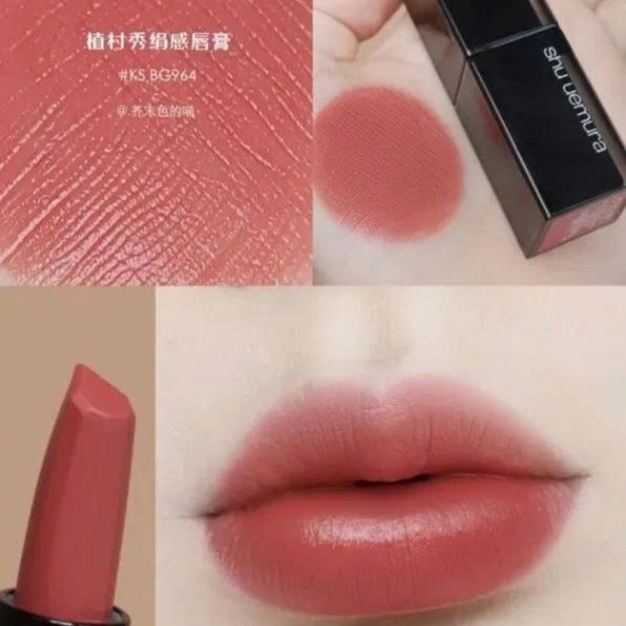 Son Shu Rouge Unlimited Kinu Matte lì mịn, #964 hồng khô nhẹ nhàng, nữ tính - mini (NEW)