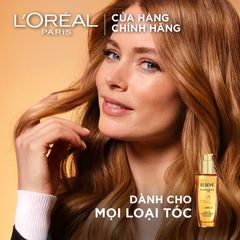 Dầu dưỡng tóc L'oreal Elseve Extraordinary Oil Gold phục hồi và suôn mượt tóc, 100ml (New)