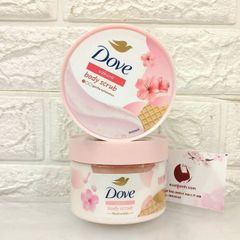 Tẩy tế bào chết Dove Sakura dạng kem mịn, sạch da cùng hương hoa ngọt dịu, 280g