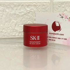 Kem dưỡng SKII Skinpower Re-New chống lão hóa, phục hồi da, #Cream căng mọng da, 15g