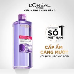 Nước tẩy trang L'oreal Revitalift Hyaluronic Acid Hydrating sạch sâu, căng mượt da - 95ml
