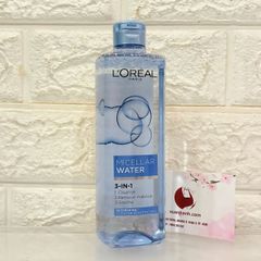 Nước tẩy trang L'oreal Micellar Water Refreshing sạch sâu, tươi mới da - 400ml