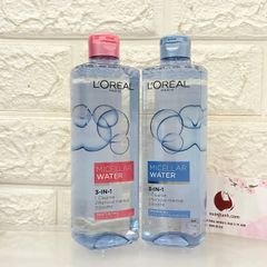 Nước tẩy trang L'oreal Micellar Water Refreshing sạch sâu, tươi mới da - 400ml