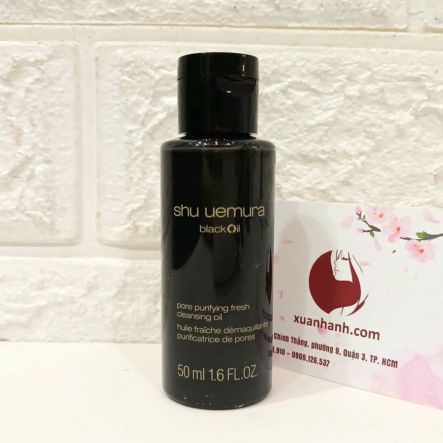 Dầu tẩy trang Shu Uemura Black Oil se khít lỗ chân lông, sạch bã nhờn - 50ml