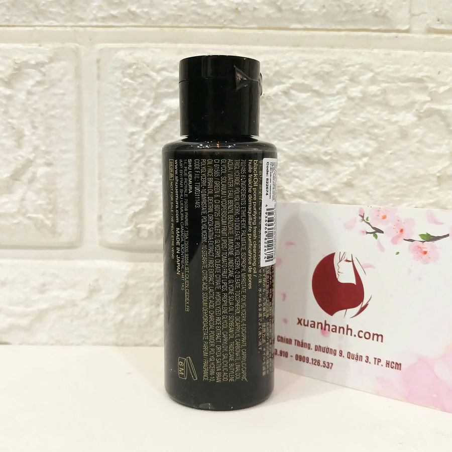 Dầu tẩy trang Shu Uemura Black Oil se khít lỗ chân lông, sạch bã nhờn - 50ml
