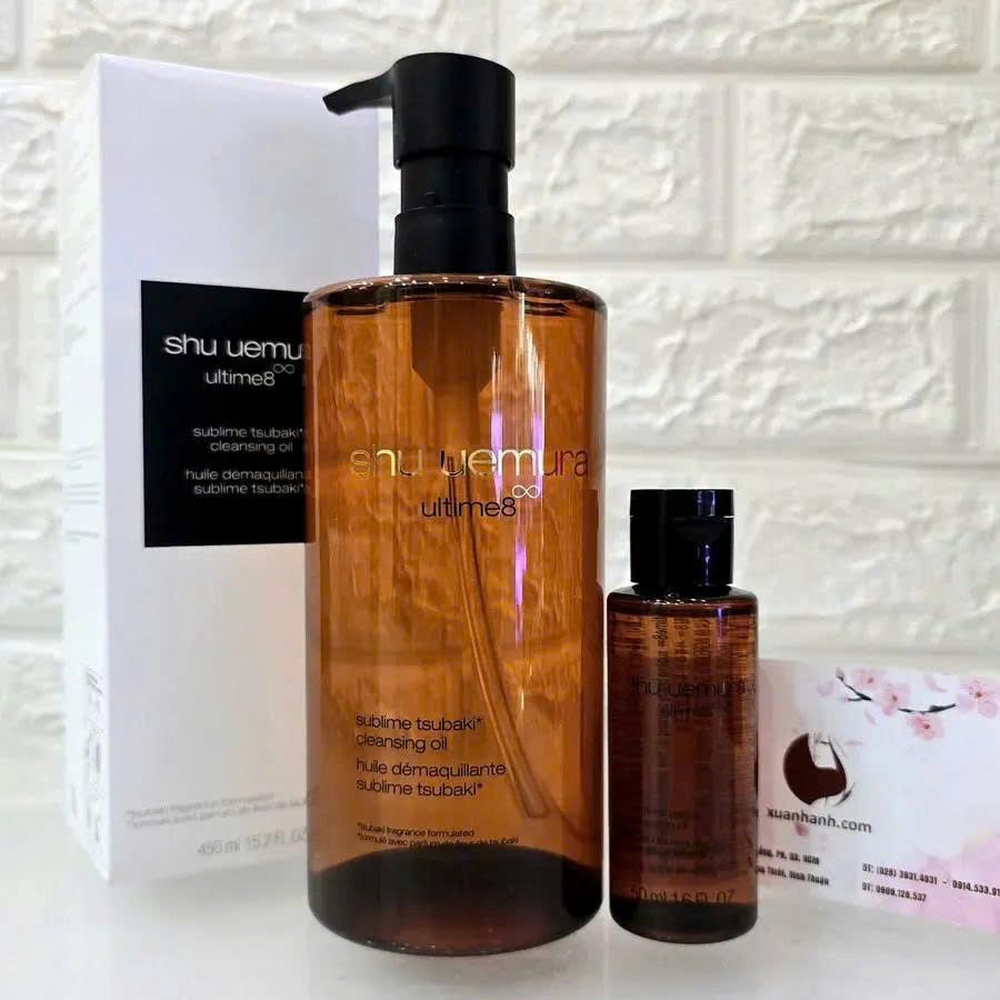Dầu tẩy trang Shu Uemura Ultime8 sạch sâu, chống lão hóa cao cấp nhất - 50ml