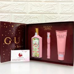 Set nước hoa Gucci Flora Gorgeous Gardenia EDP tươi sáng, rực rỡ, tinh tế (New)