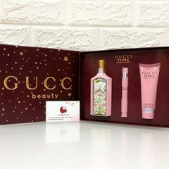 Set nước hoa Gucci Flora Gorgeous Gardenia EDP tươi sáng, rực rỡ, tinh tế (New)